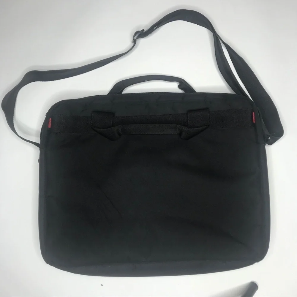 SWISS Army Laptop Bag Leather Detail